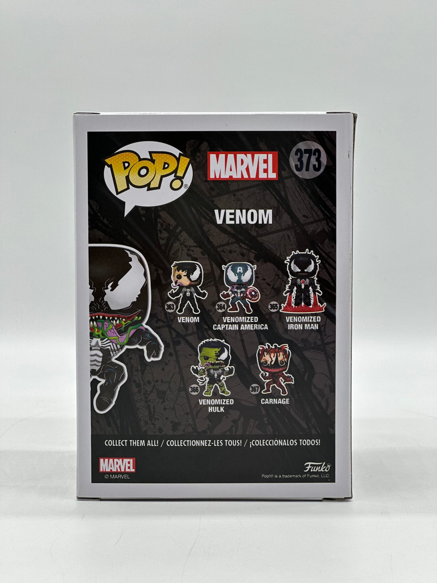 Pop! Marvel Venom 373 Venom Marvel Collector Corps Exclusive