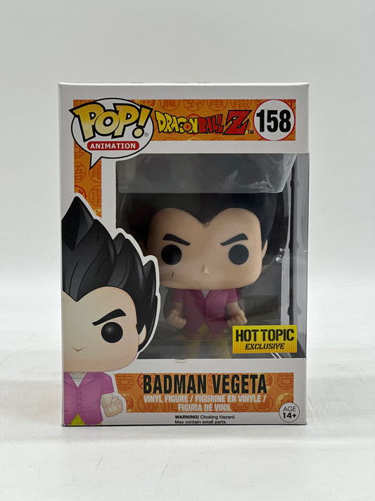 Pop! Animation Dragon Ball Z 158 Badman Vegeta HotTopic Exclusive