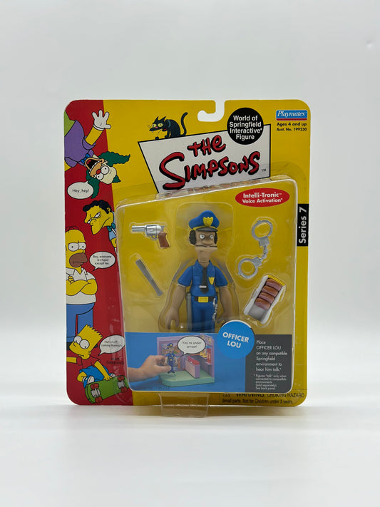 The Simpsons World Of Springfield Interactive Figure Officer Lou
