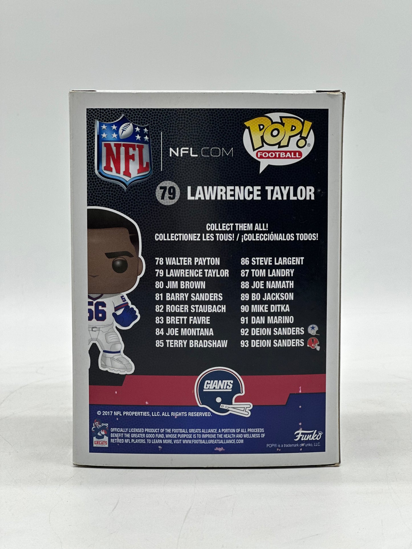 Pop! Football Giants 79 Lawrence Taylor NFL Only At ToysRUs