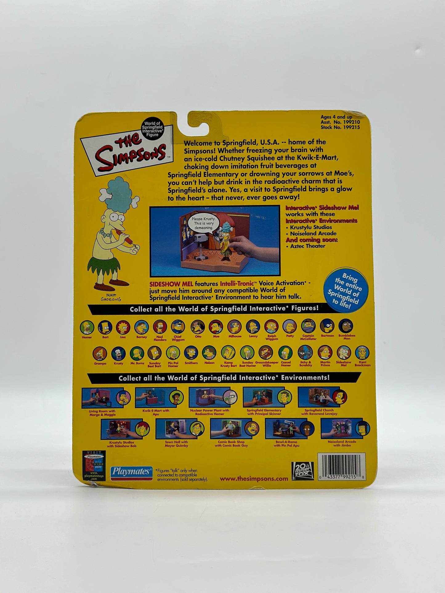 The Simpsons World Of Springfield Interactive Figure Sideshow Mel