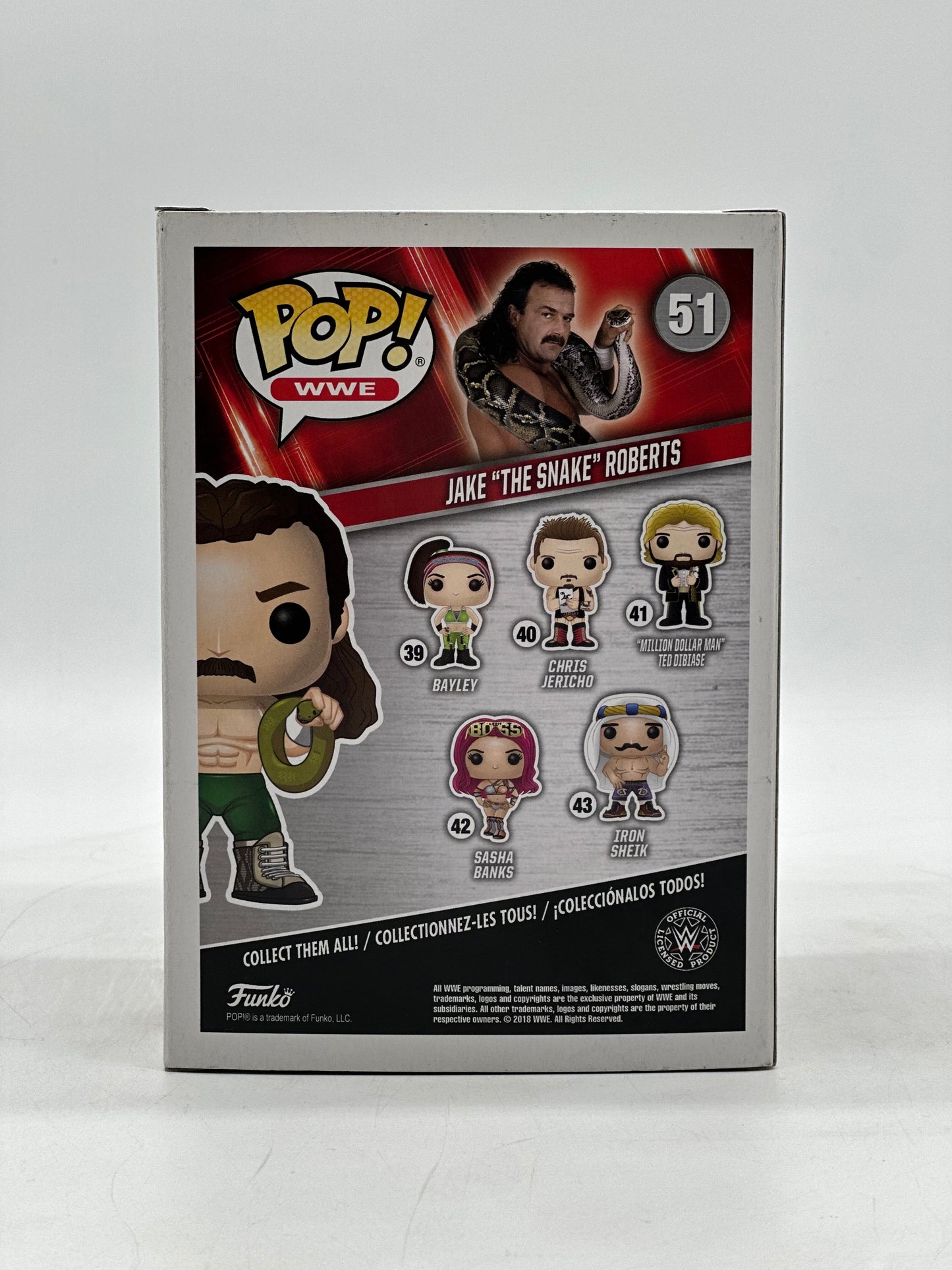 Pop! WWE W 51 Jake “The Snake” Roberts