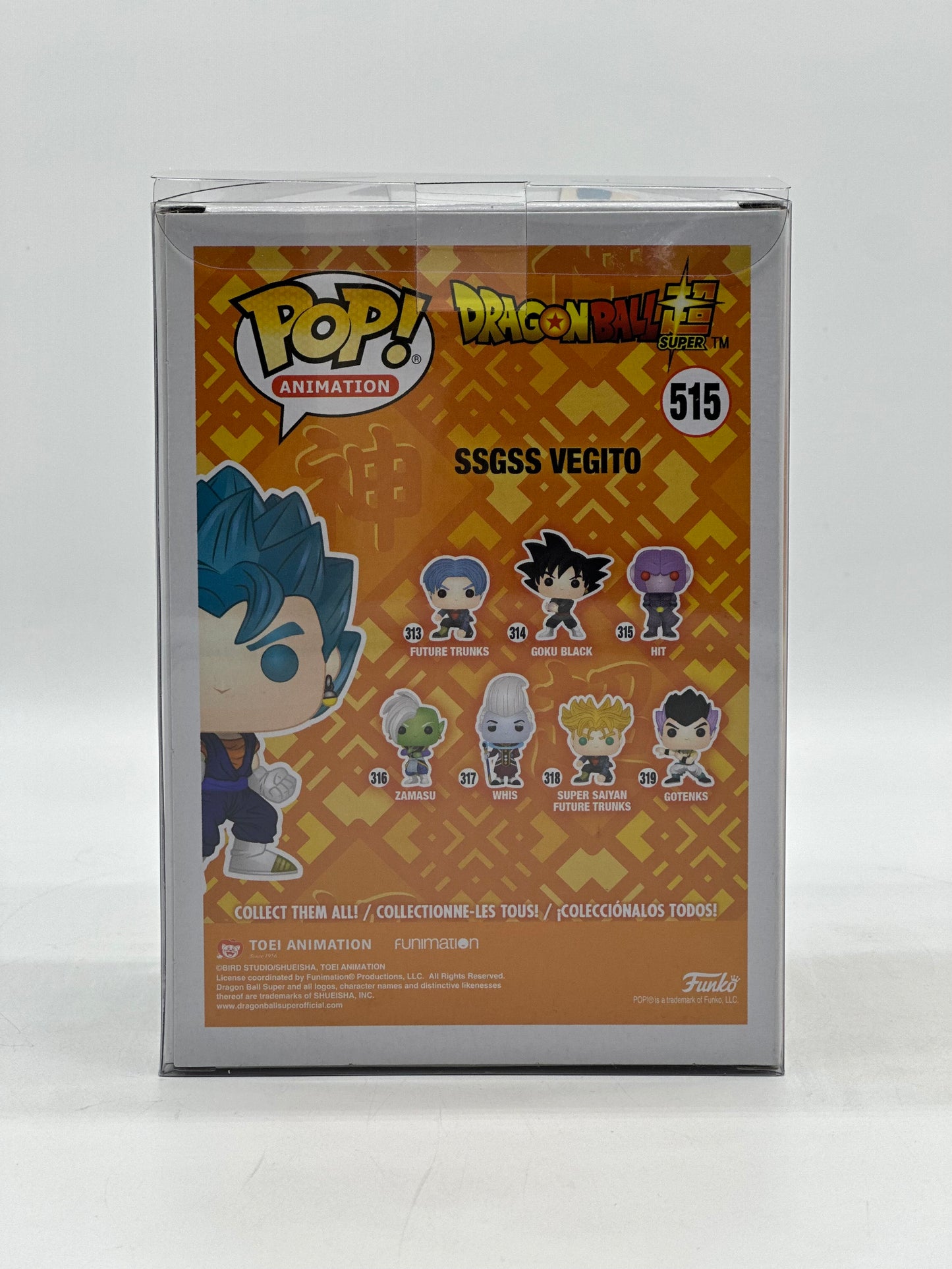 Pop! Animation Dragon Ball Z Super 515 SSGSS Vegito HotTopic Exclusive