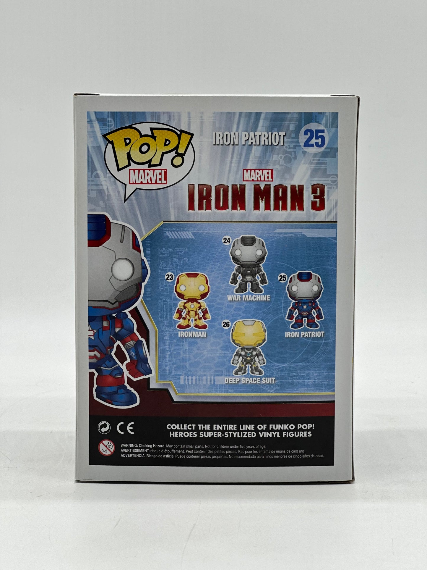 Pop! Marvel Marvel Iron Man 3 25 Iron Patriot