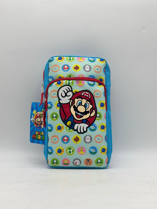 Super Mario Bros Crossbody Bag Sling Pack Blue For Kids