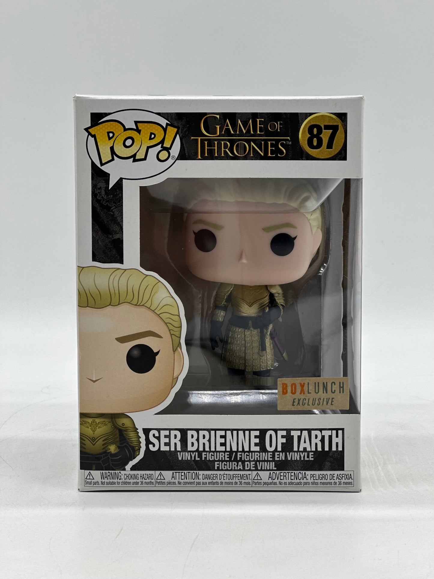 Pop! Game Of Thrones 87 Ser Brienne Of Tarth BoxLunch Exclusive