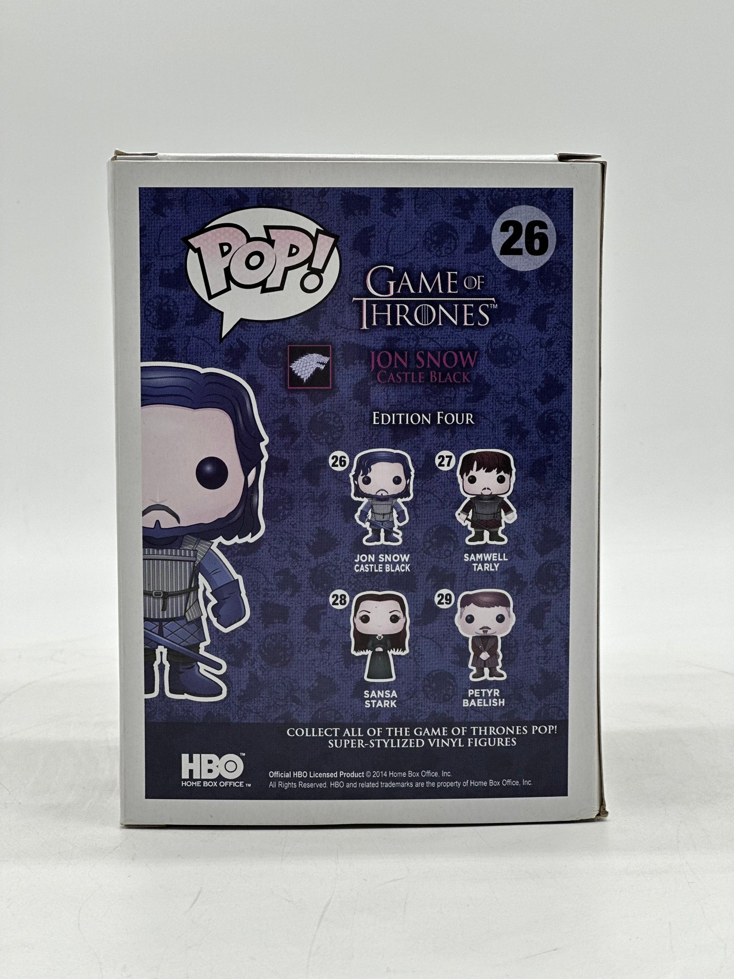 Pop! Game Of Thrones 26 Jon Snow Castle Black HotTopic Exclusive 2014’s Version