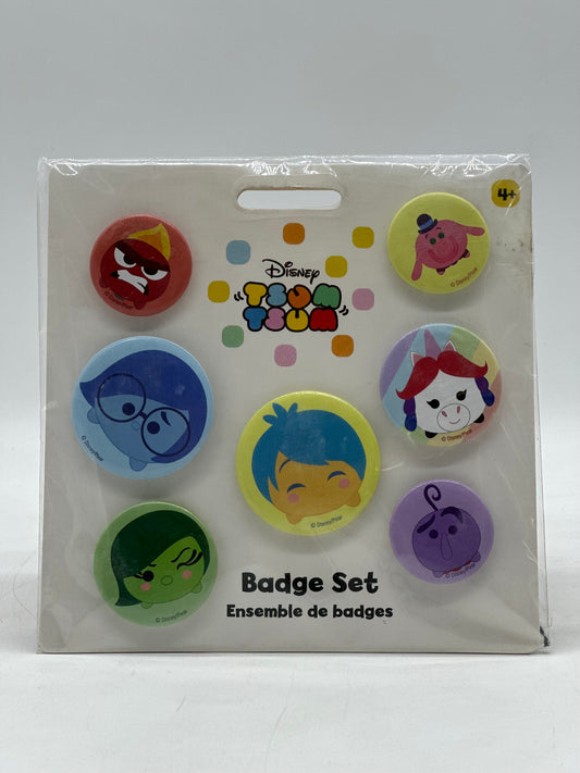 Tsum Tsum Inside Out Badge Set Pins