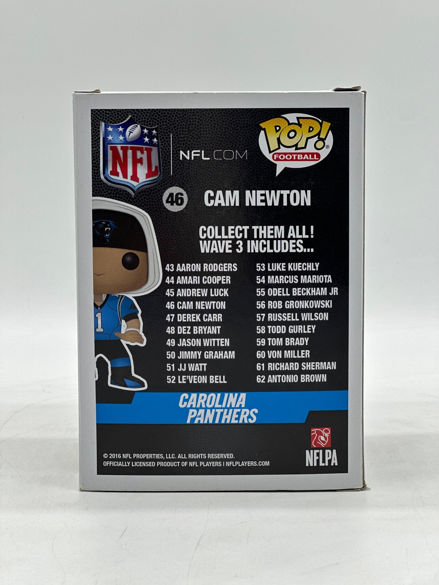 Pop! Football Carolina Panthers 46 Cam Newton NFL Only GameStop