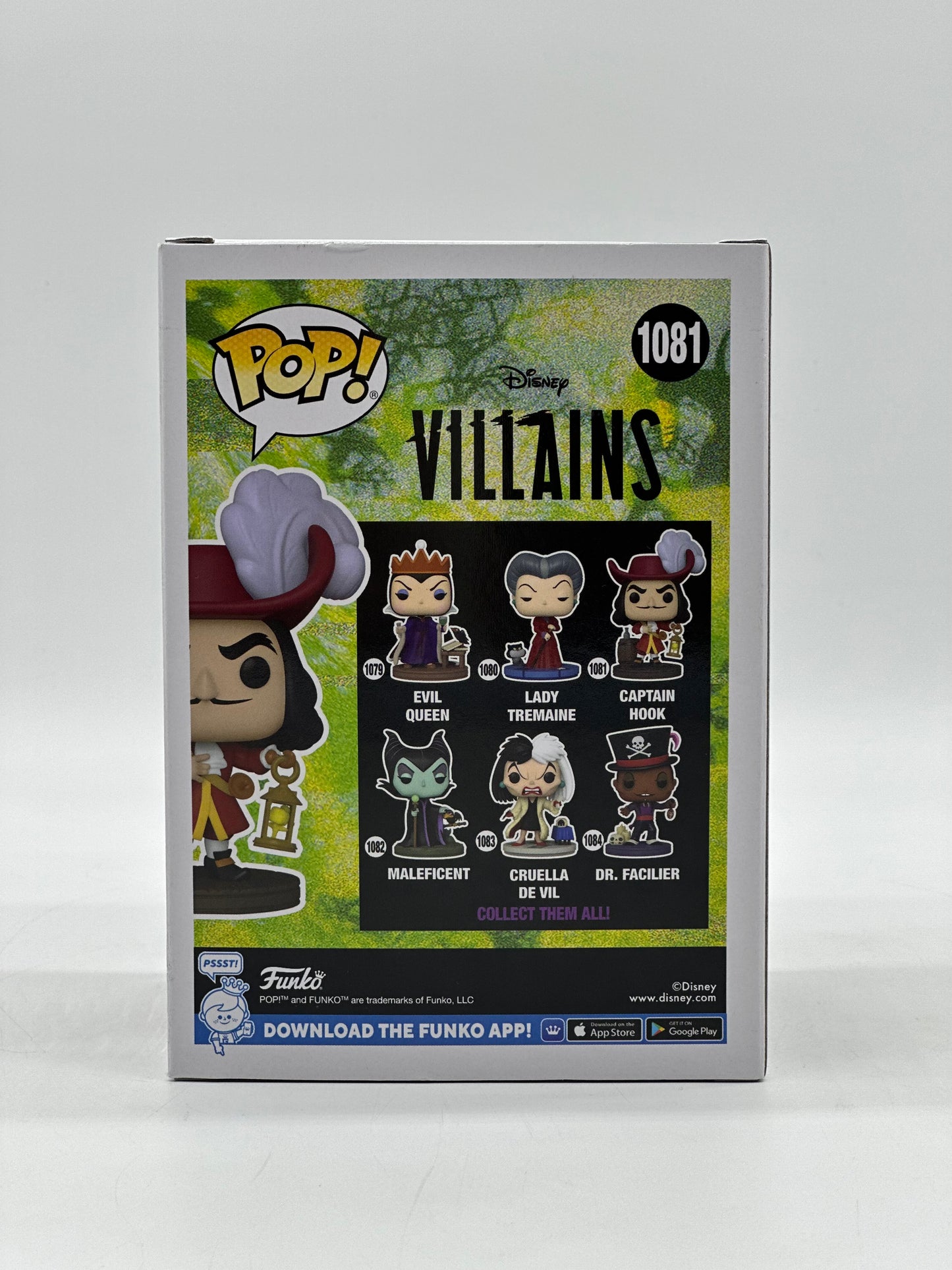 Pop! Disney Villains 1081 Captain Hook