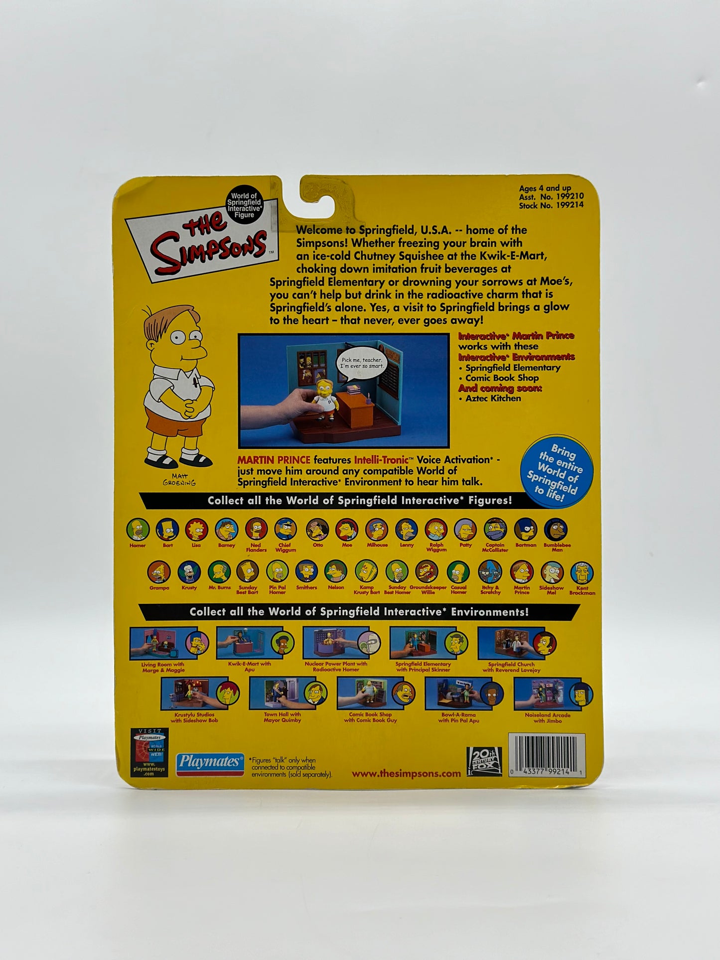 The Simpsons World Of Springfield Interactive Figure Martin Prince