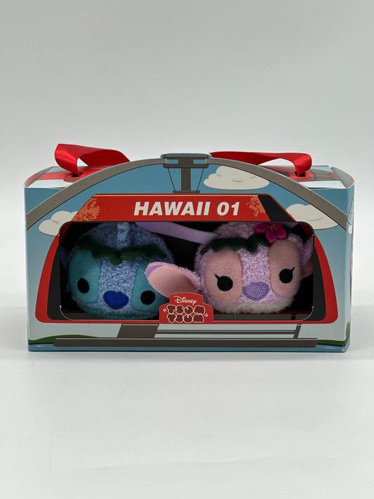 Tsum Tsum Hawaii 01 Stitch &amp; Angel Set Plush Mini