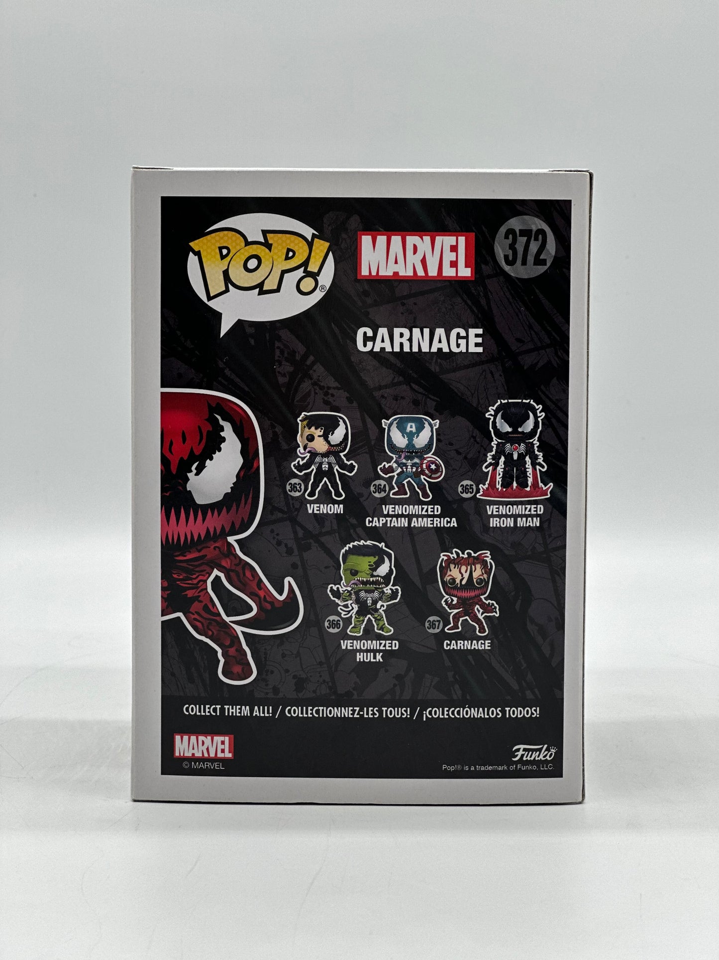 Pop! Marvel Venom 372 Carnage FYE Exclusive