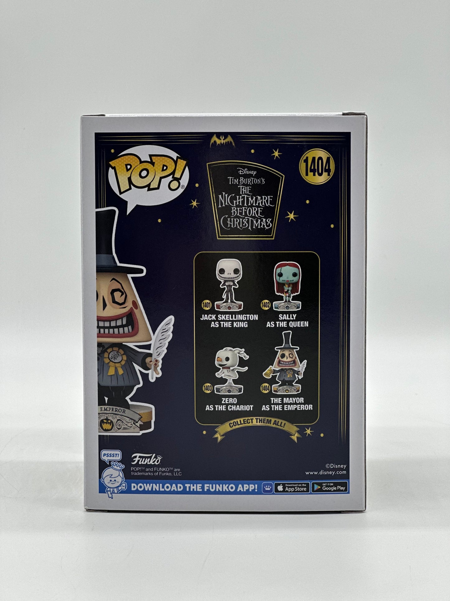 Pop! Disney “Tim Burton’s The Nightmare Before Christmas” 1404 The Mayor As The Emperor HotTopic Exclusive