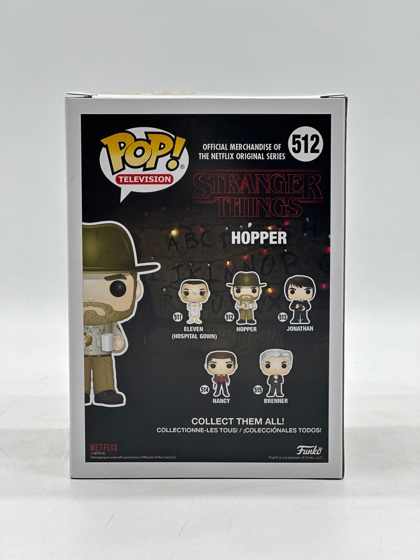 Pop! Television A Netflix Original Series Stranger Things 512 Hopper Chase Limited Edition