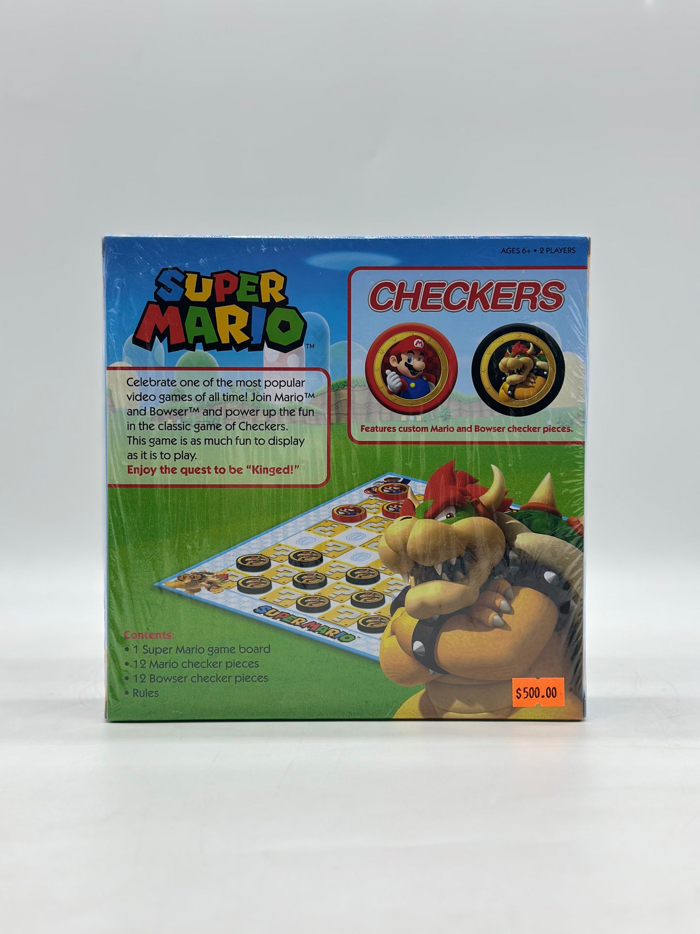 Super Mario Checkers Board Game