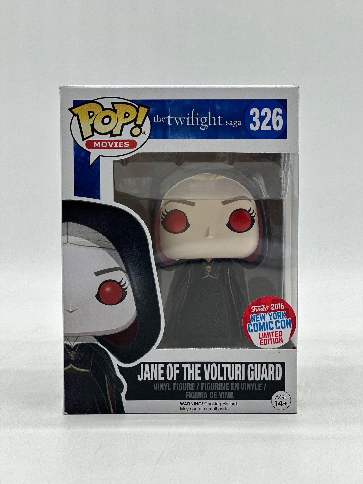 Pop! Movies The Twilight Saga 326 Jane Of The Volturi Guard New York Comic Con 2016 Limited Edition