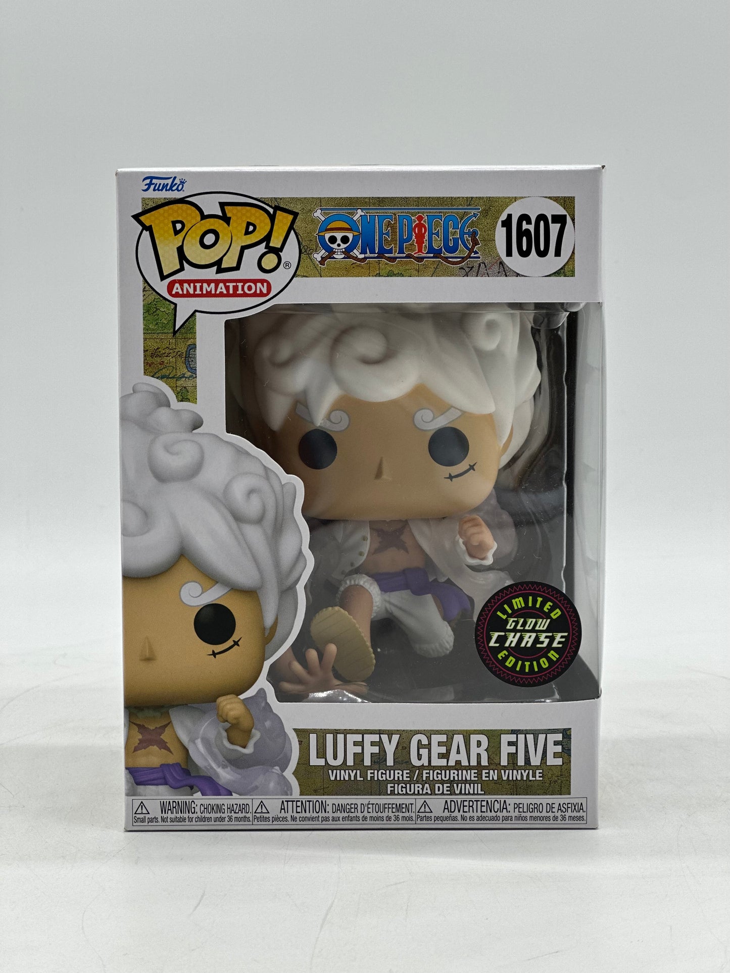 Pop! Animation One Piece 1607 Luffy Gear Five Chase Glow In The Dark Limited Edition