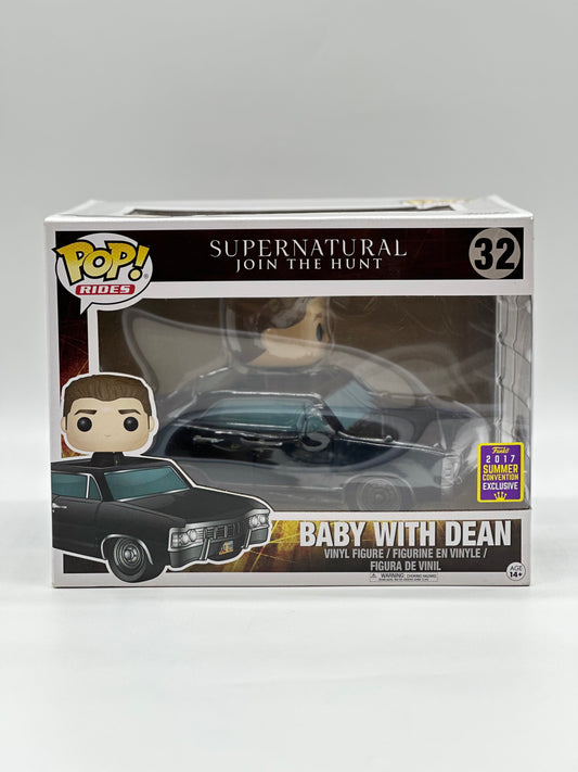 Pop! Rides Television Supernatural Joint The Hunt 32 Baby With Dean 2017 Summer Convention Exclusive