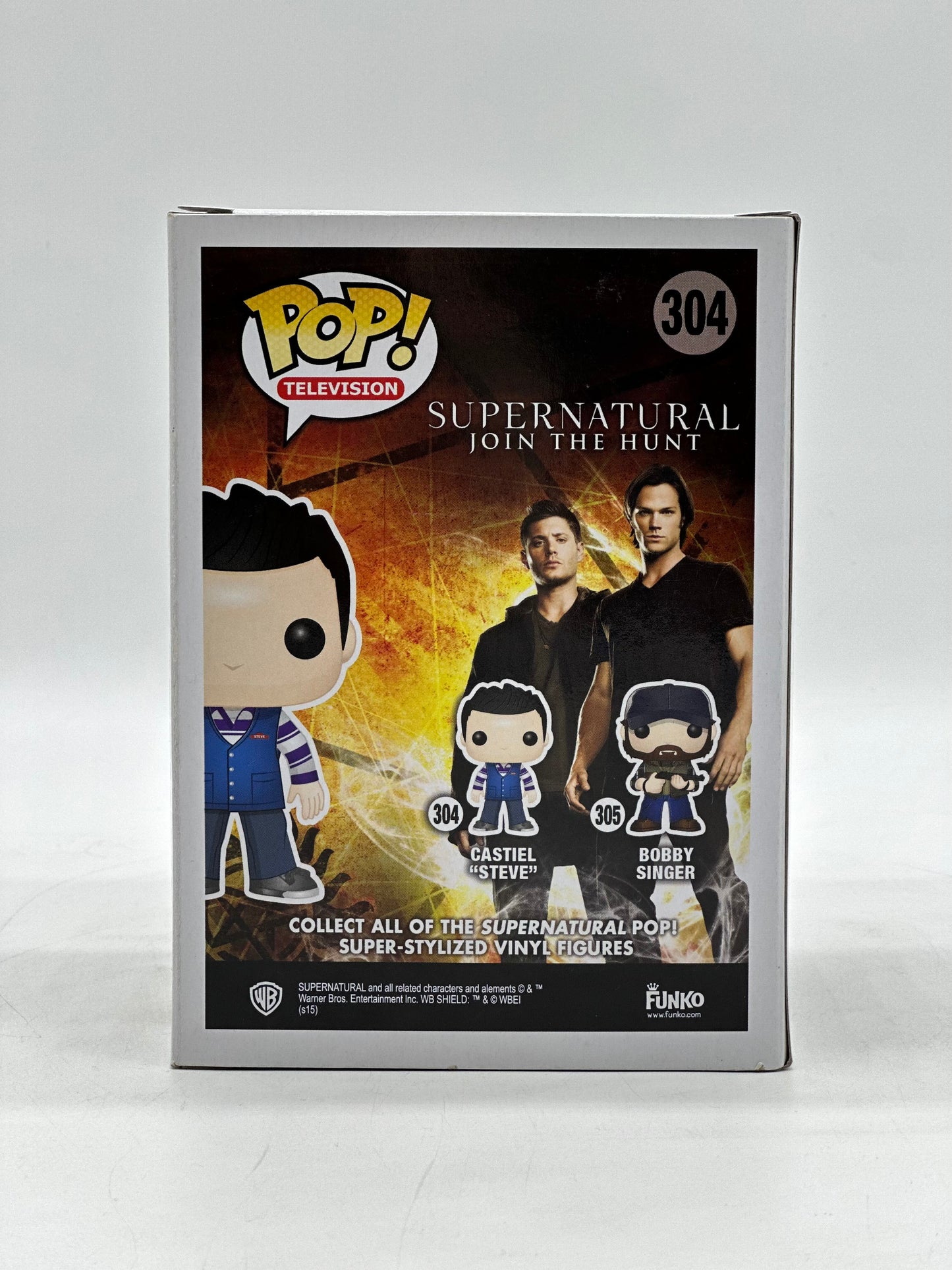 Pop! Television Supernatural Joint The Hunt 304 Castiel “Steve” HotTopic Exclusive Pre-Release