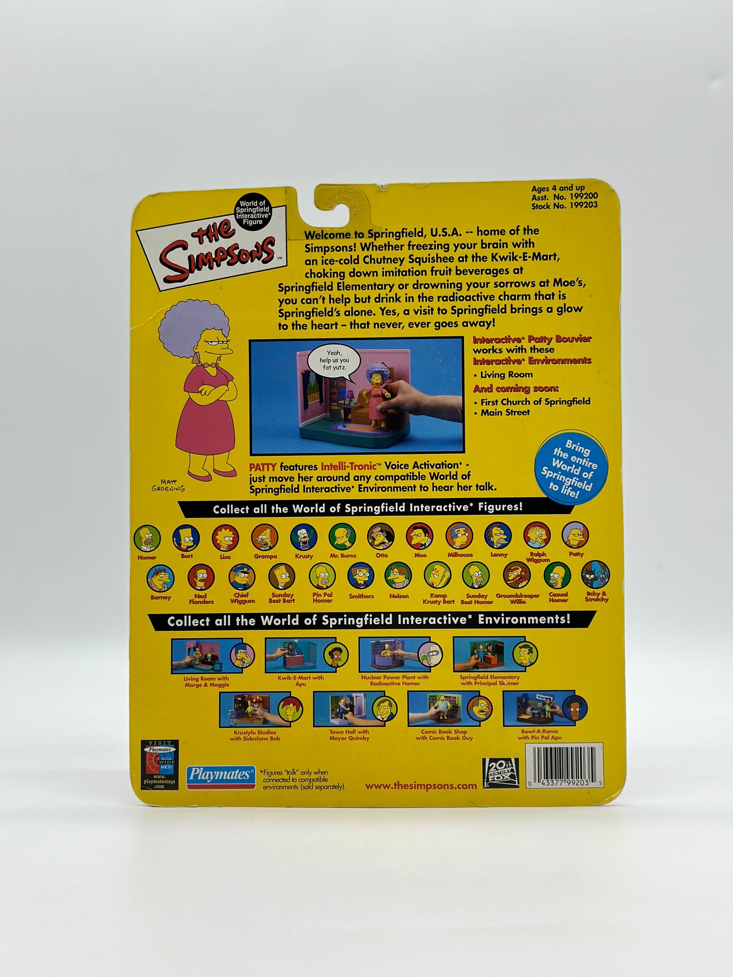 The Simpsons World Of Springfield Interactive Figure Patty Bouvier
