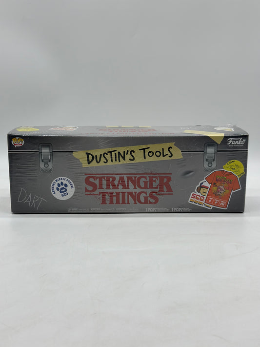 Pop! Tees Stranger Things Dustin Tool’s Collectors Edition Box Target Limited Edition Talla M