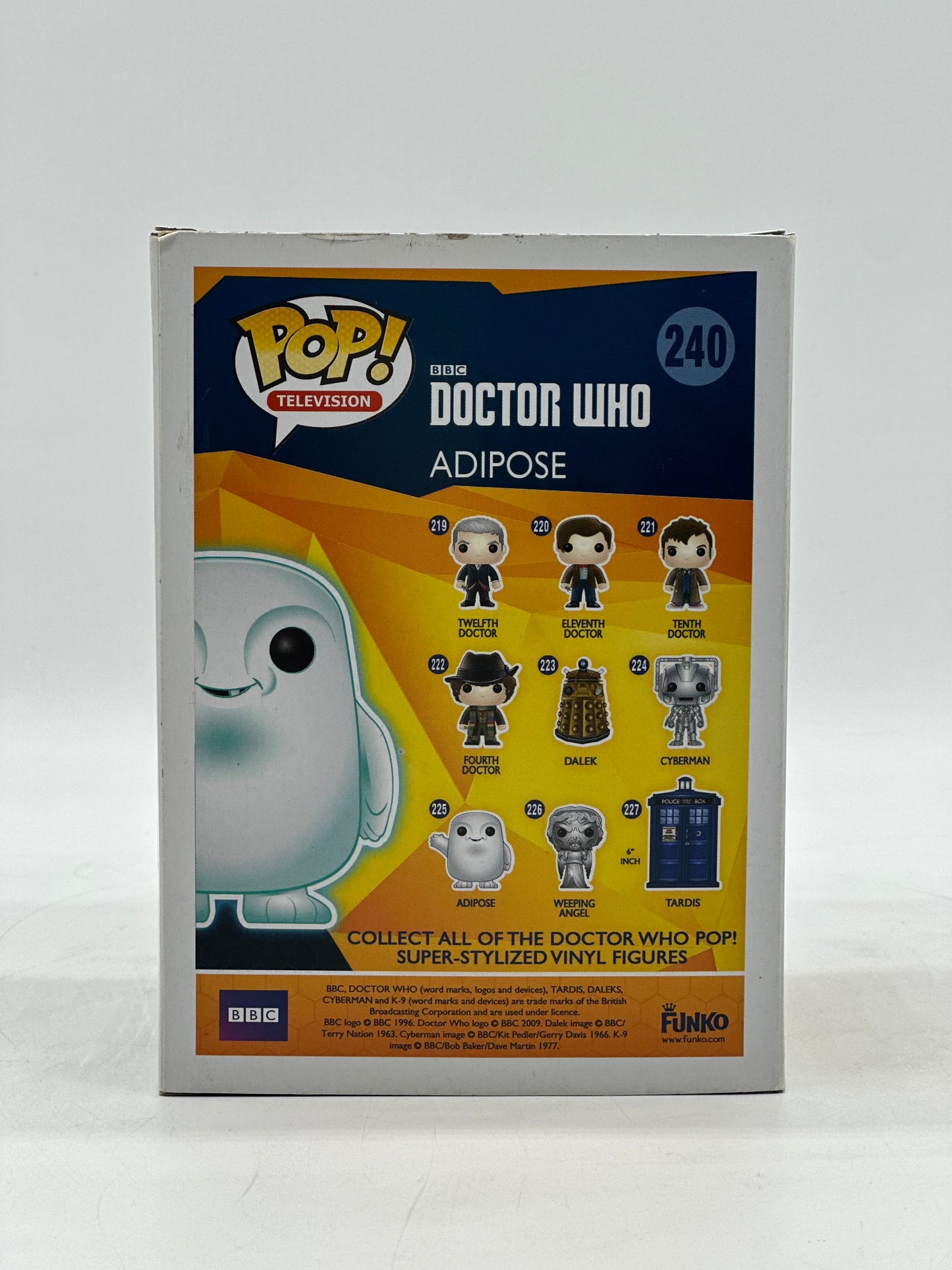 Pop! Television BBC Doctor Who 240 Adipose HotTopic Exclusive Glows In The Dark