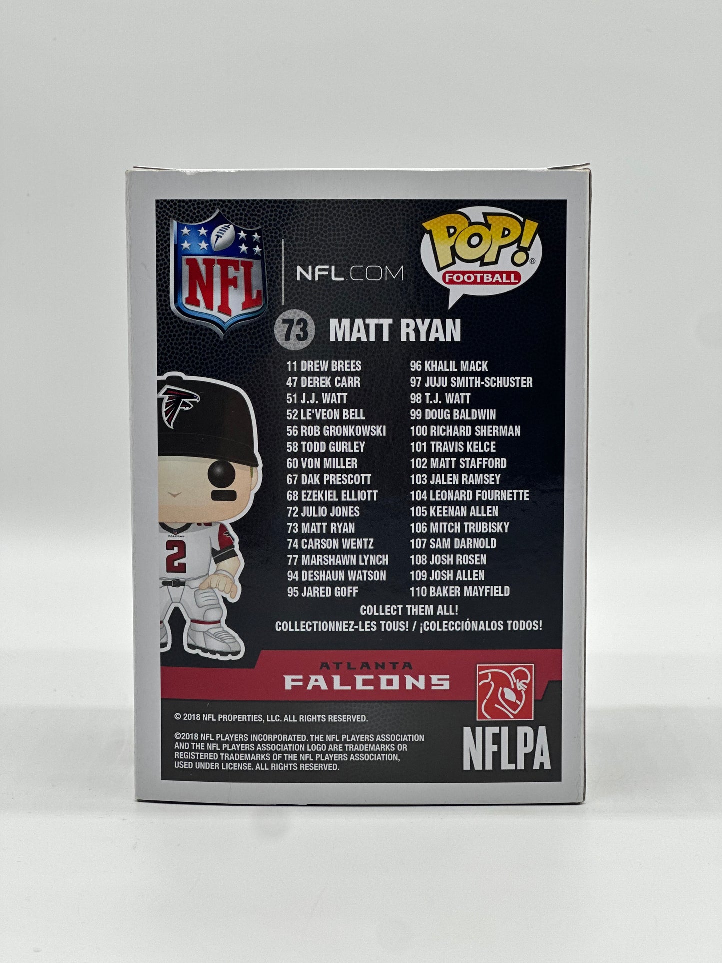 Pop! Football Atlanta Falcons 73 Matt Ryan NFL