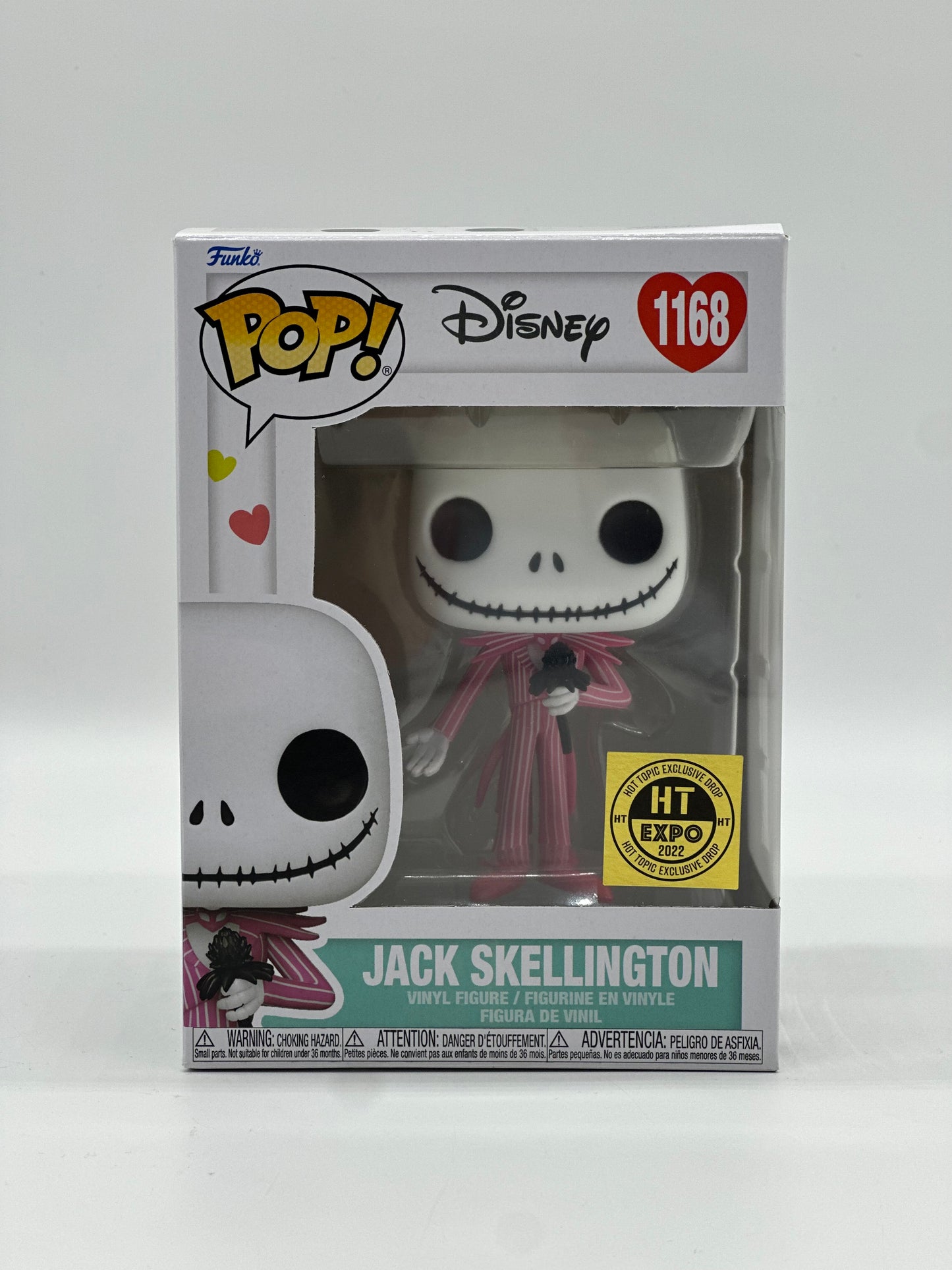 Pop! Disney 1168 Jack Skellington HotTopic Exclusive Drop Expo 2022