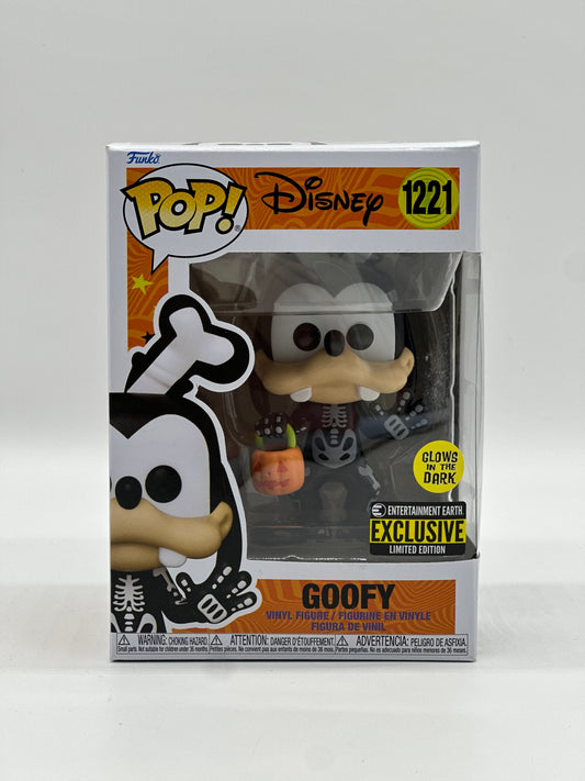 Pop! Disney 1221 Goofy Glows In The Dark Entertainment Exclusive Limited Edition