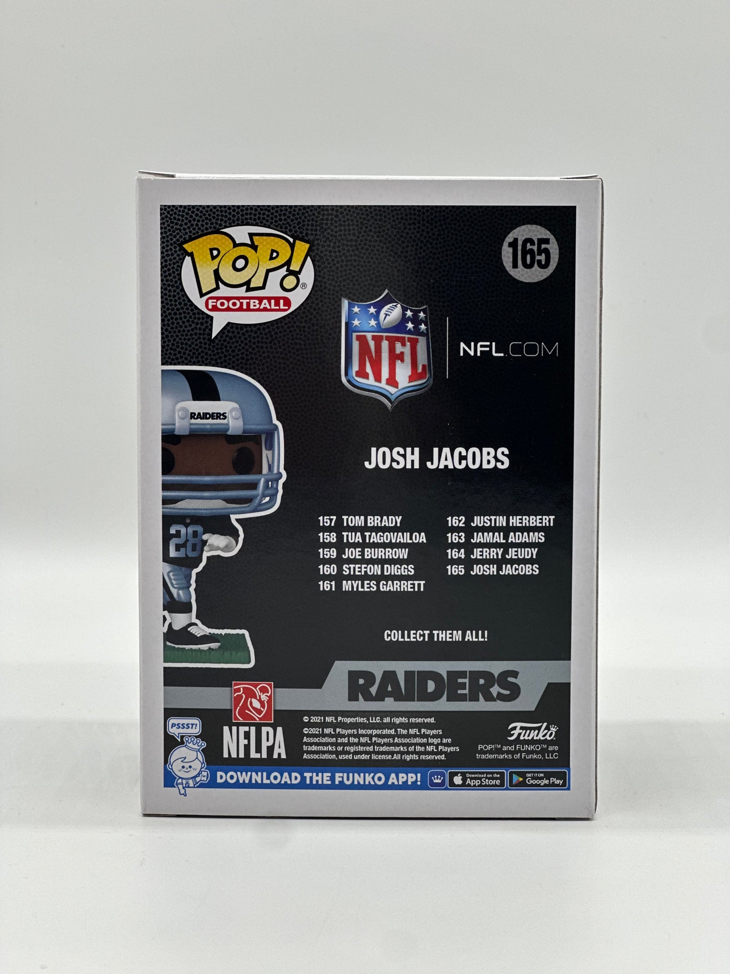 Pop! Football Raiders 165 Josh Jacobs NFL