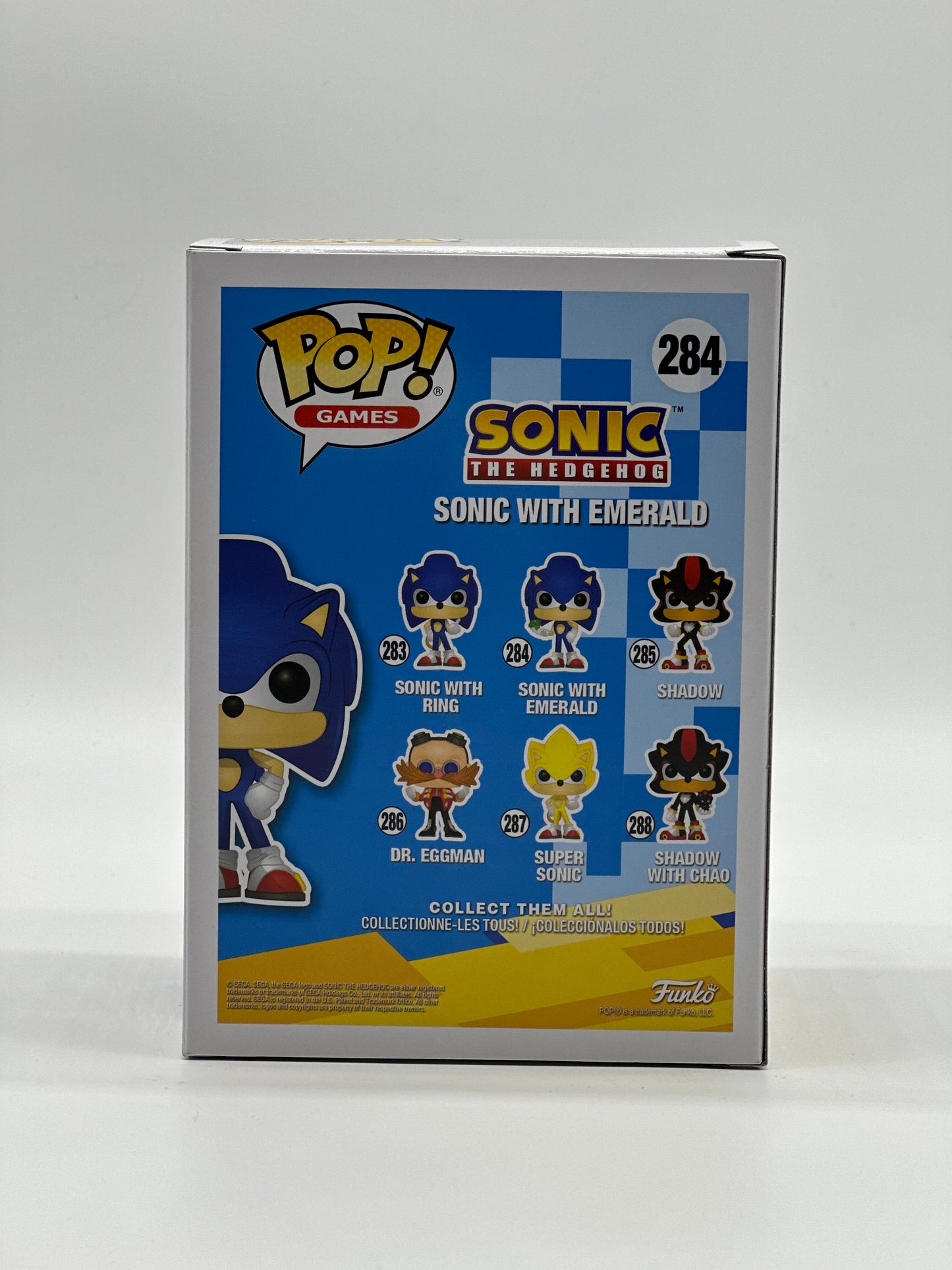 Pop! Games Sonic The Hedgehog 284 Sonic With Emerald