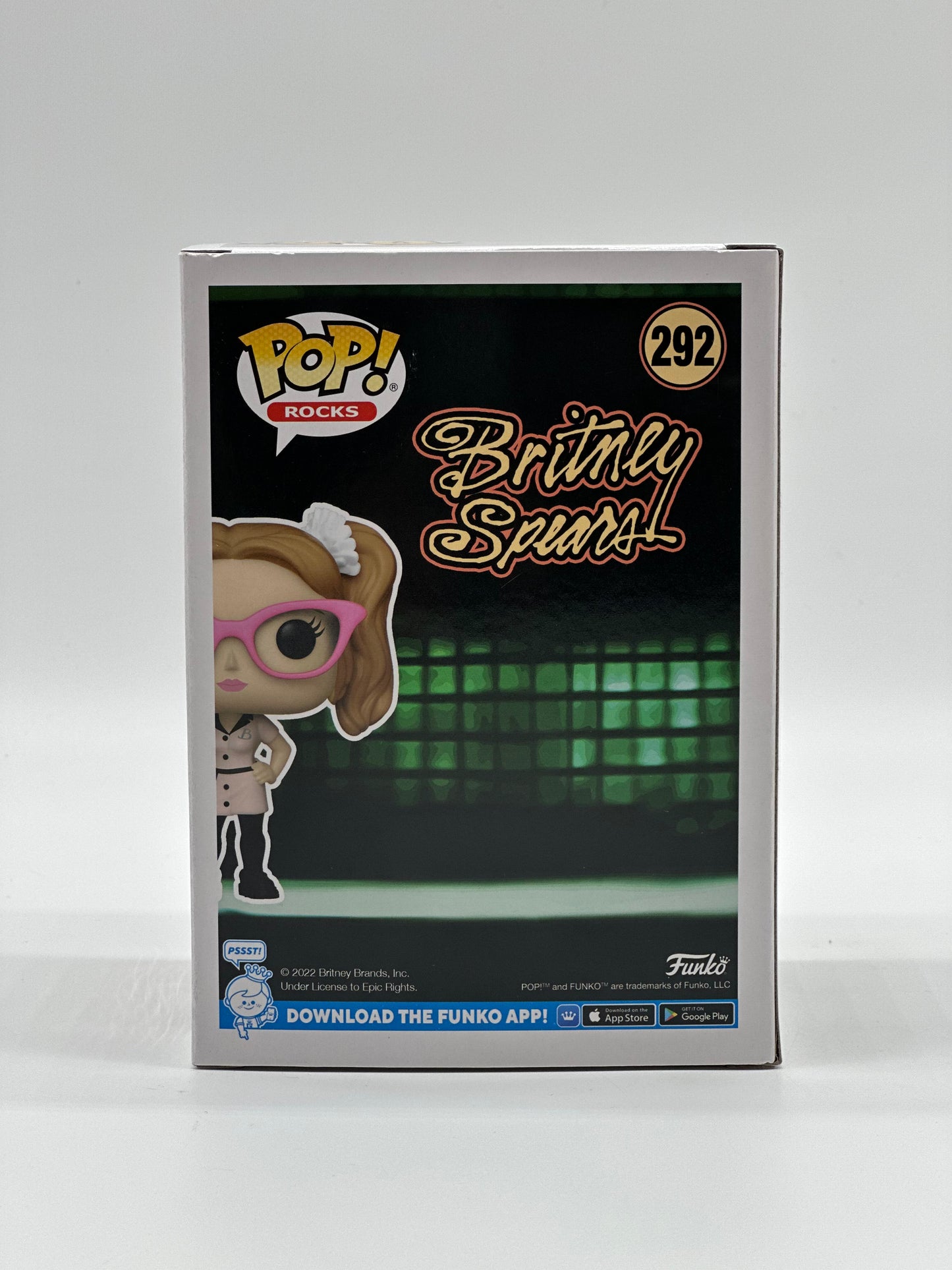 Pop! Rocks Britney Spears 292 Britney Spears 2022 Fall Convention Limited Edition Exclusive