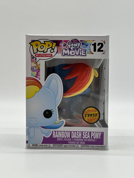 Pop! My Little Pony My Little Pony The Movie 12 Rainbow Dash Sea Pony Chase Limited Edition