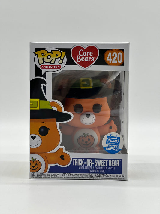 Pop! Animation Care Bears 420 Trick - Or - Sweet - Bear Funko Shop Limited Edition