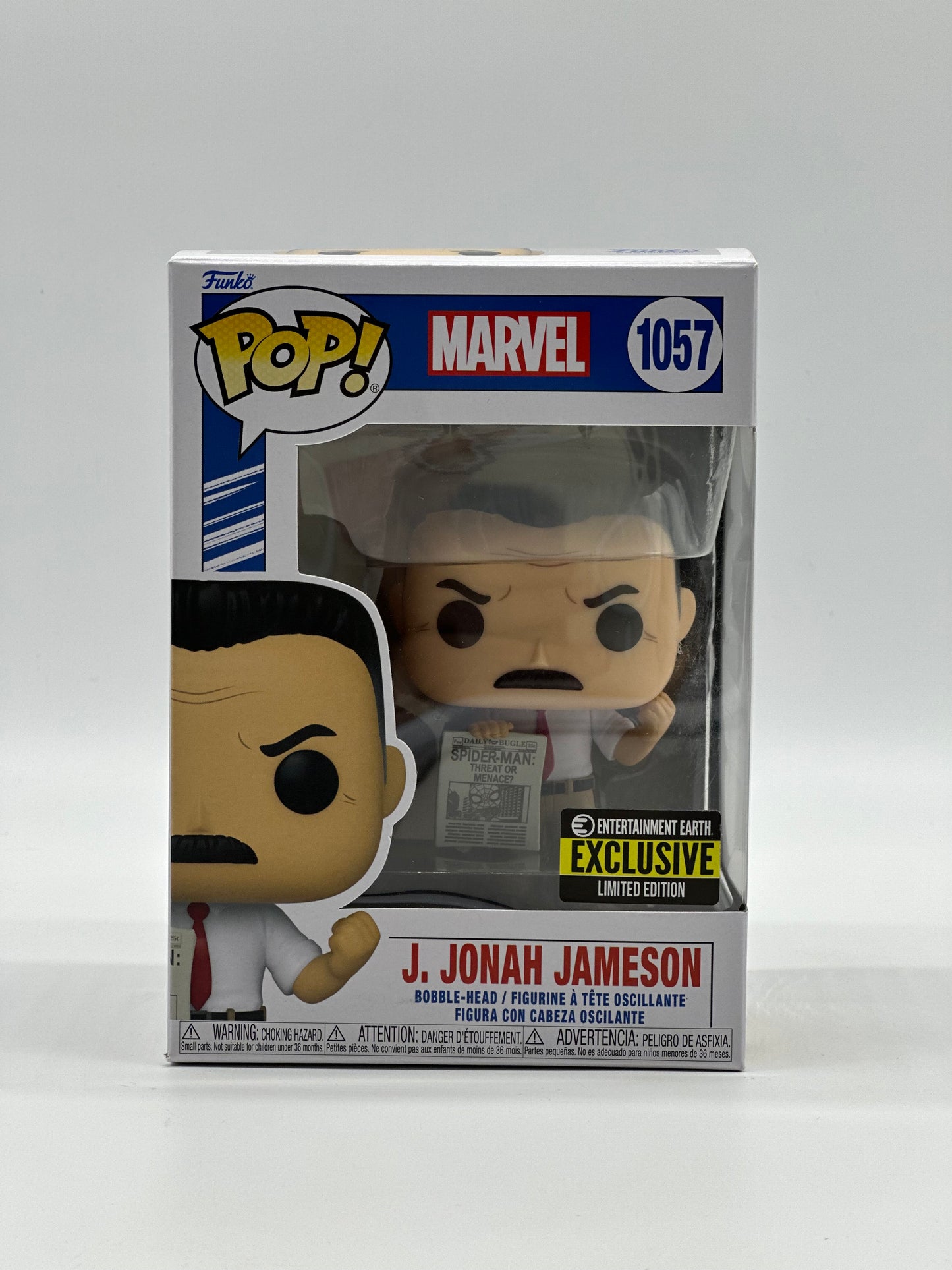 Pop! Marvel 1057 J. Jonah Jameson Entertainment Earth Exclusive Limited Edition