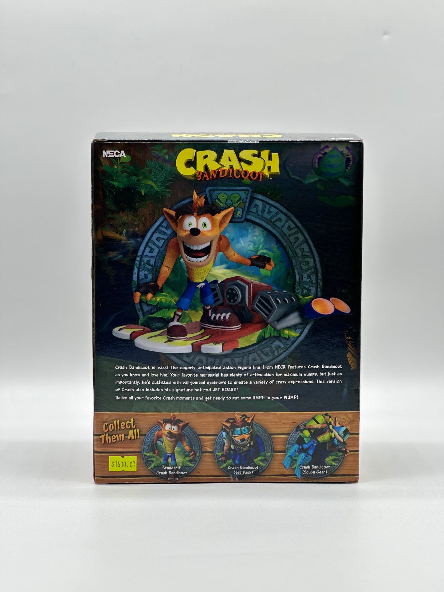 Crash Bandicoot Deluxe Figure With Jet Board