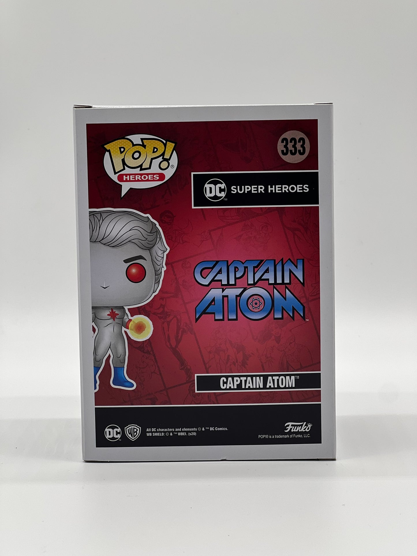 Pop! Heroes DC Super Heroes 333 Captain Atom Wondrous Convention Limited Edition Exclusive