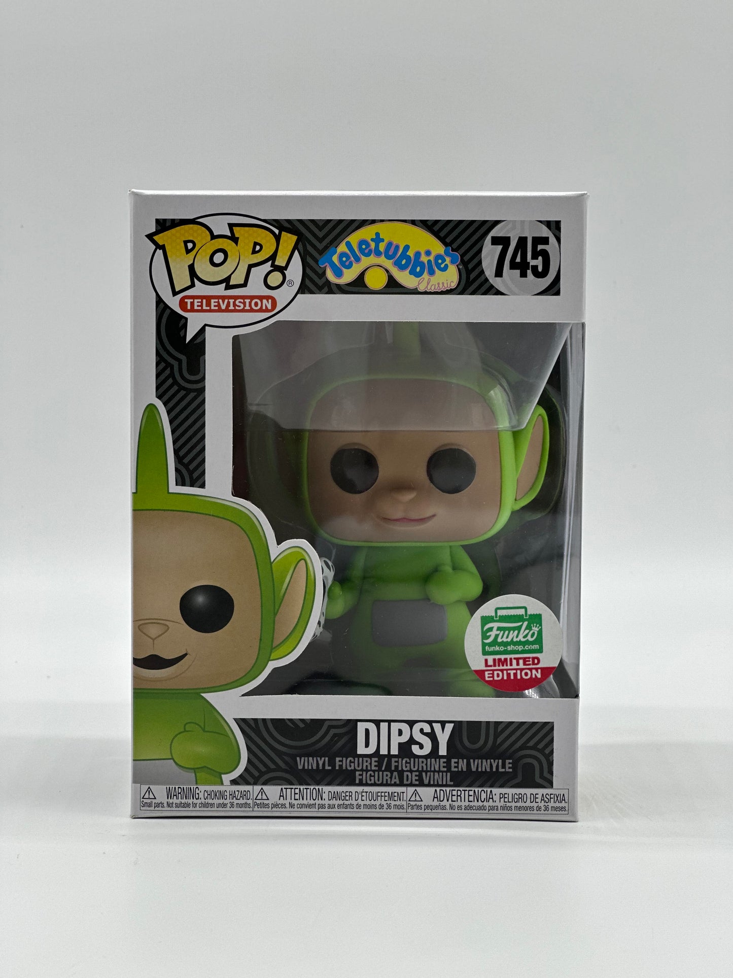 Pop! Television Teletubbies Classic 745 Dipsy Funko Limited Edition