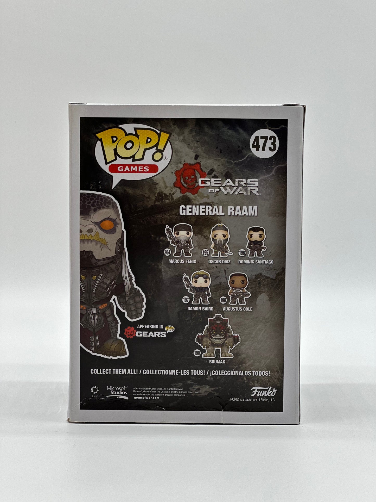 Pop! Games Gears OF War 473 General Raam 2019 Spring Convention Limited Edition Exclusive