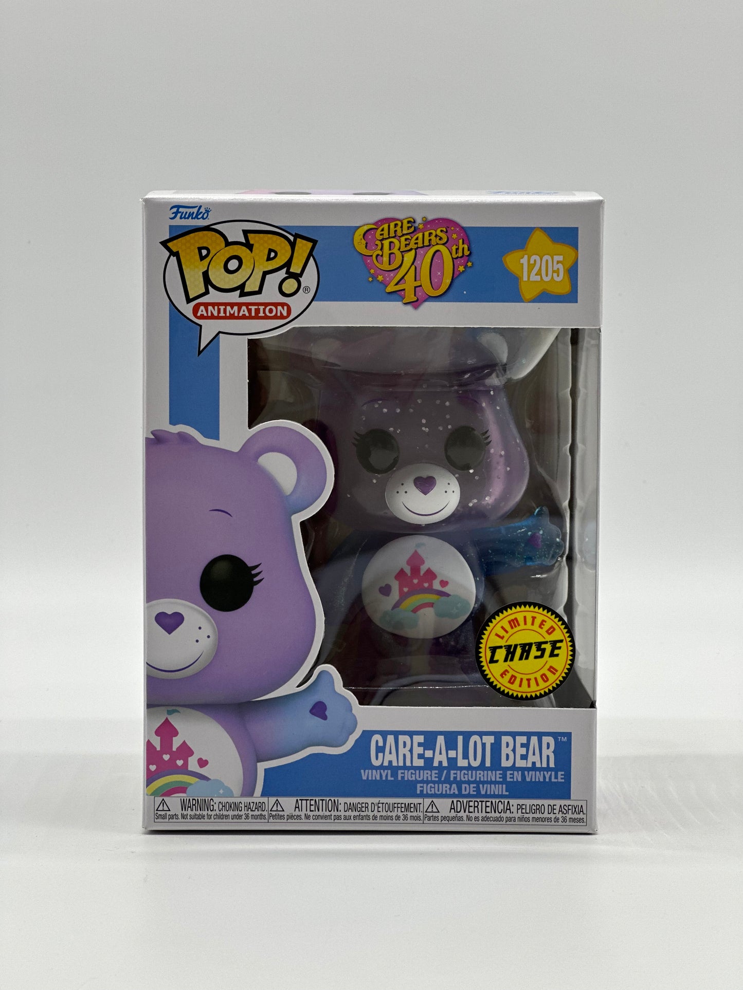 Pop! Animation Care Bears 40TH 1205 Care-A-Lot Bear Chase Limited Edition