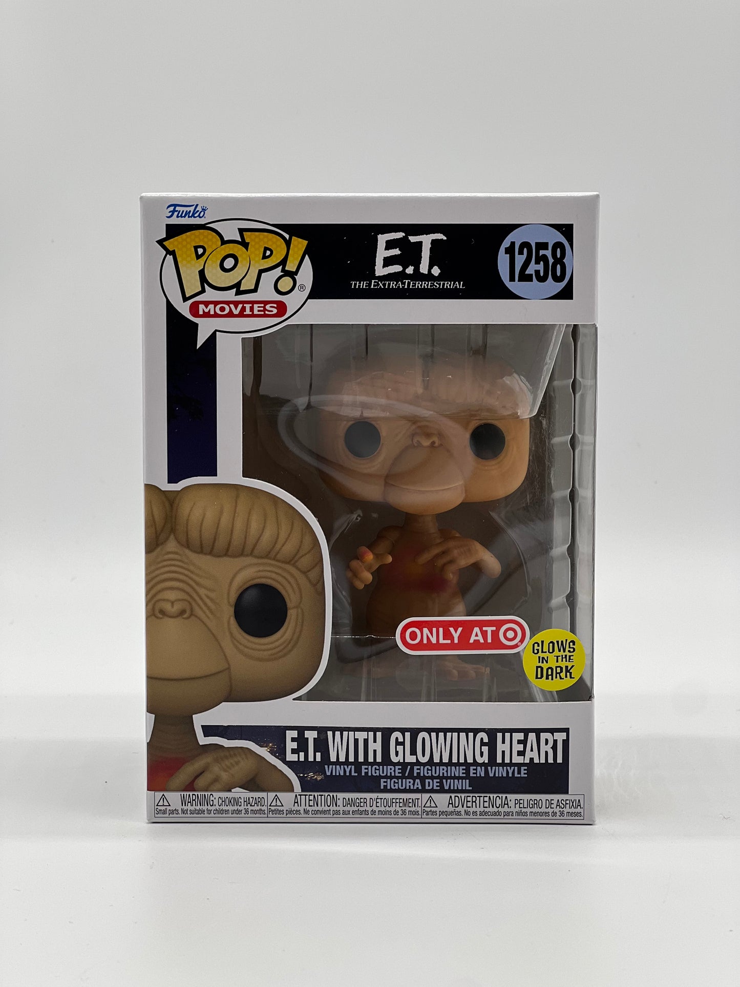 Pop! Movies E.T. The Extraterrestrial 1258 E.T. With Glowing Heart Glows In The Dark Only At Target