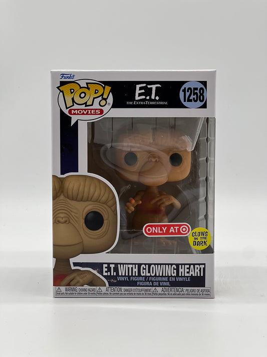 Pop! Movies E.T. The Extraterrestrial 1258 E.T. With Glowing Heart Glows In The Dark Only At Target