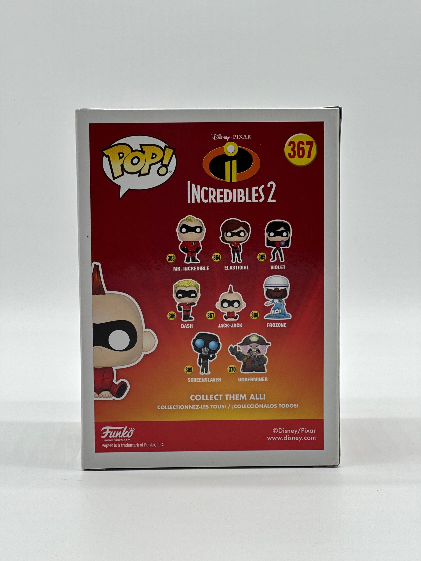 Pop! Disney Pixar Incredibles 367 Jack-Jack HotTopic Exclusive