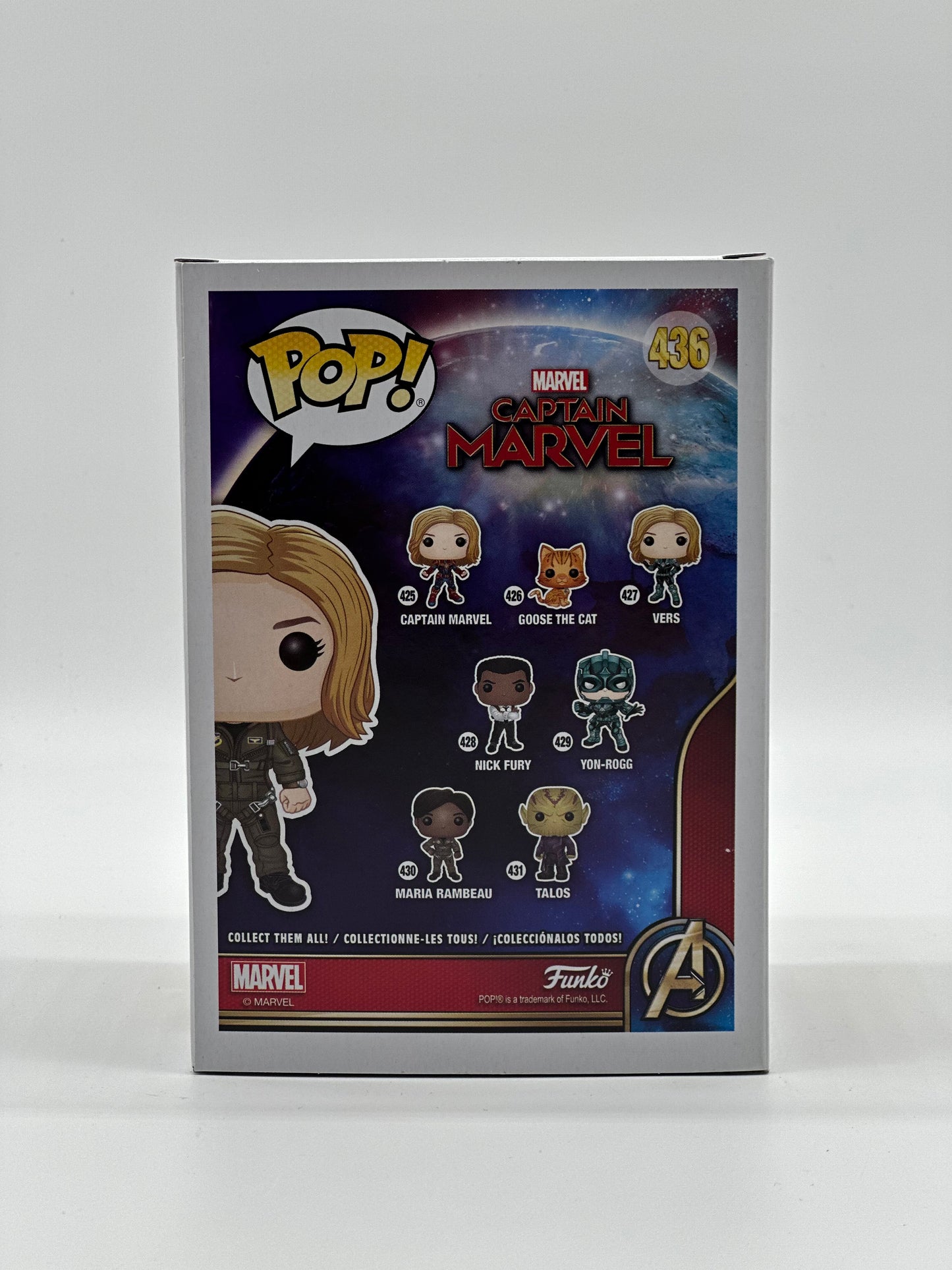 Pop! Marvel Captain Marvel 436 Carol Danvers FYE Exclusive