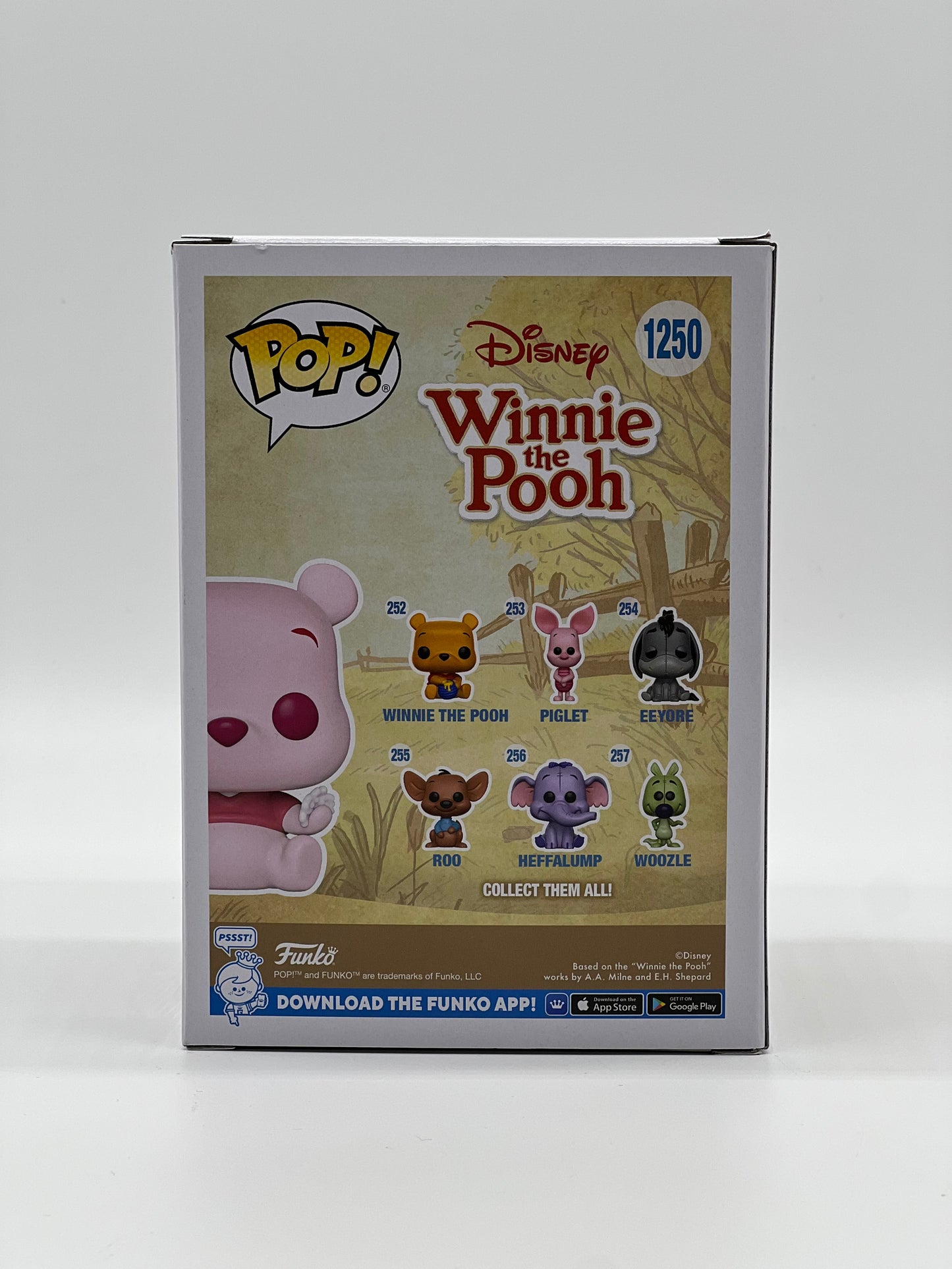 Pop! Disney Winnie The Pooh 1250 Winnie The Pooh Flocked HotTopic Exclusive