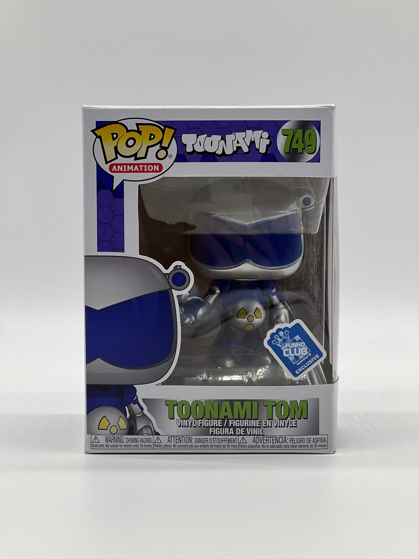 Pop! Animation Toonami 749 Toonami Tom Funko Club GameStop Exclusive