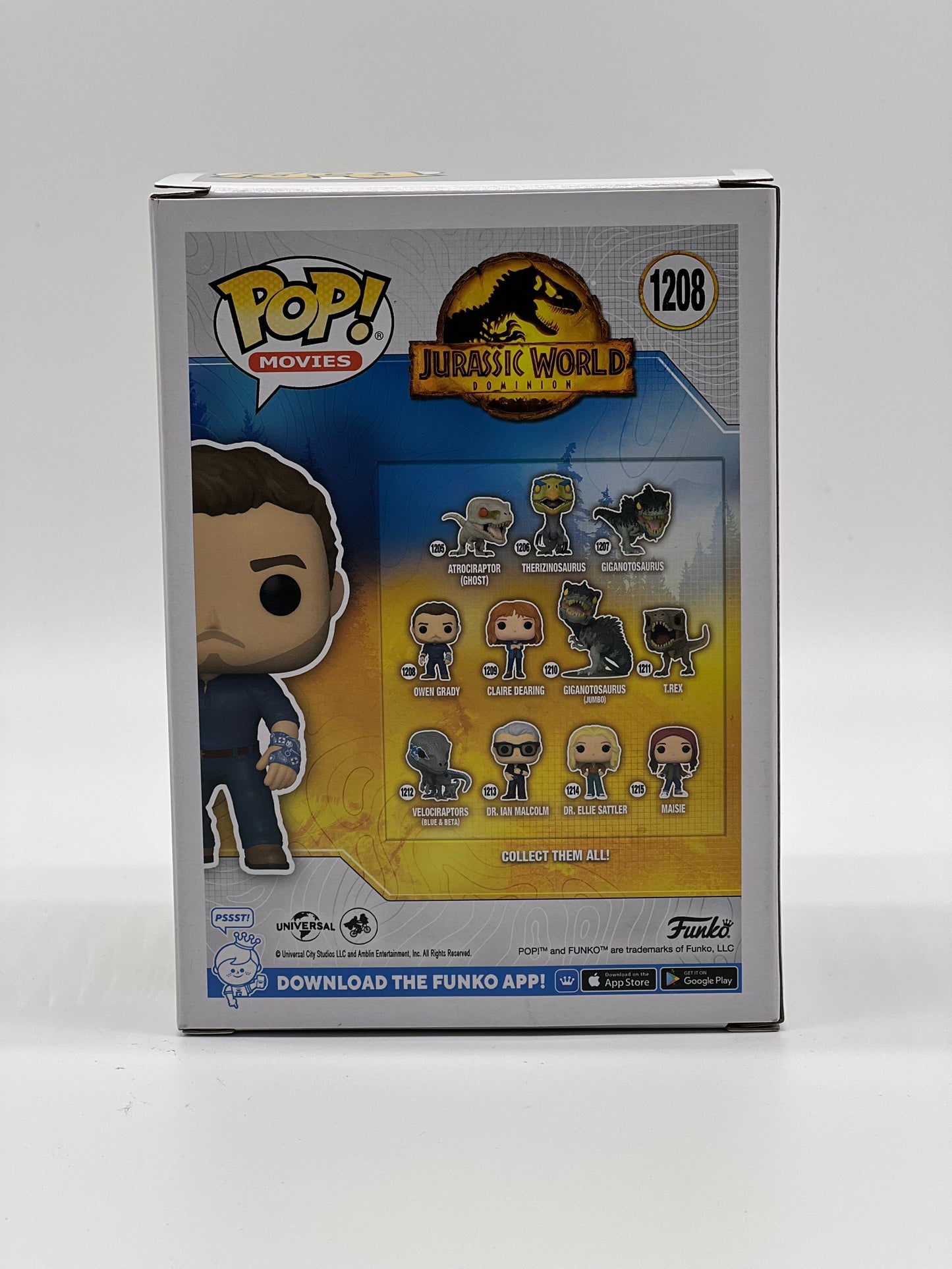 Pop! Movies Jurassic World Dominion 1208 Owen Grady