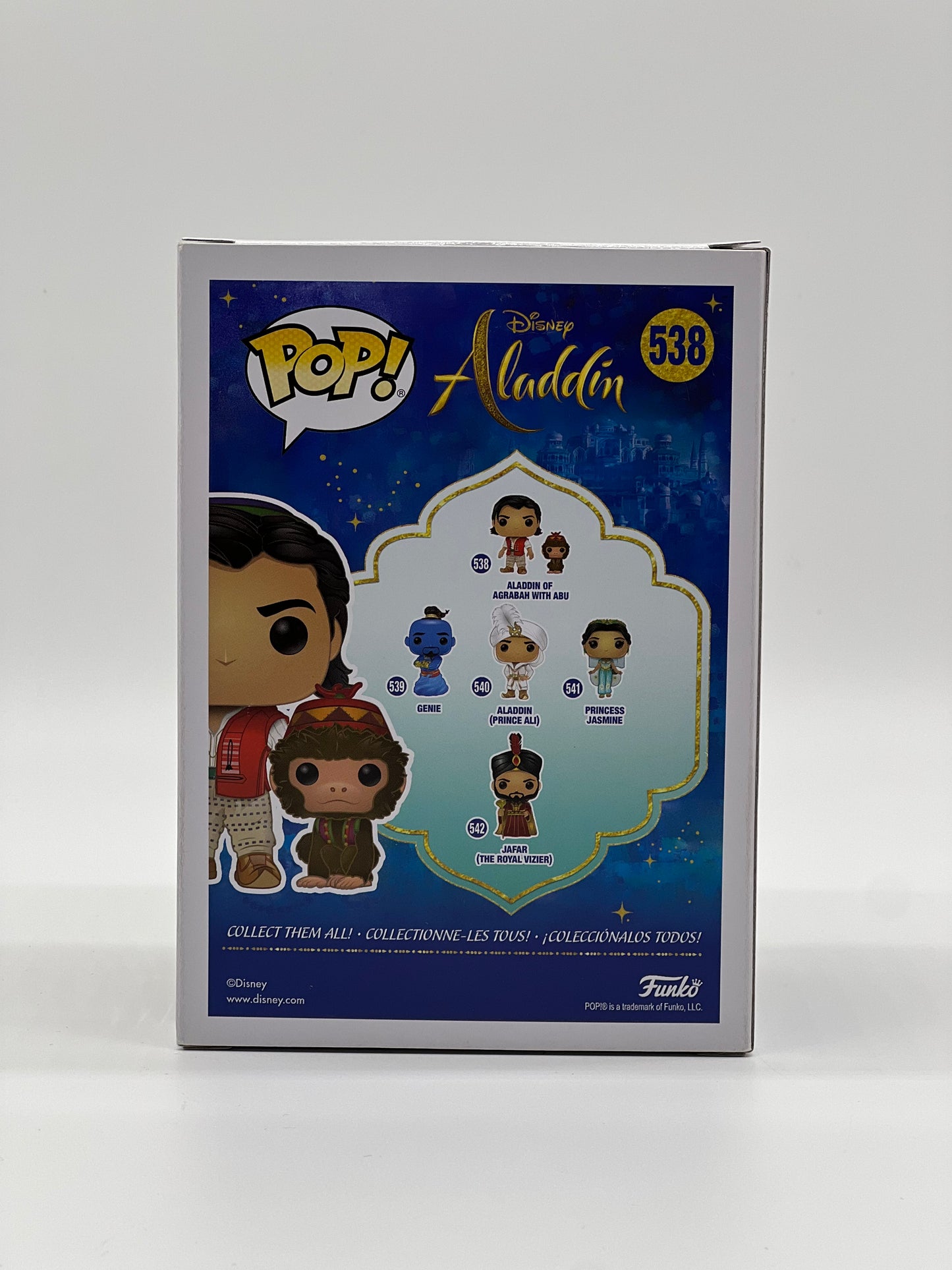 Pop! Disney Aladdin 538 Aladdin Of Agrabah With Abu