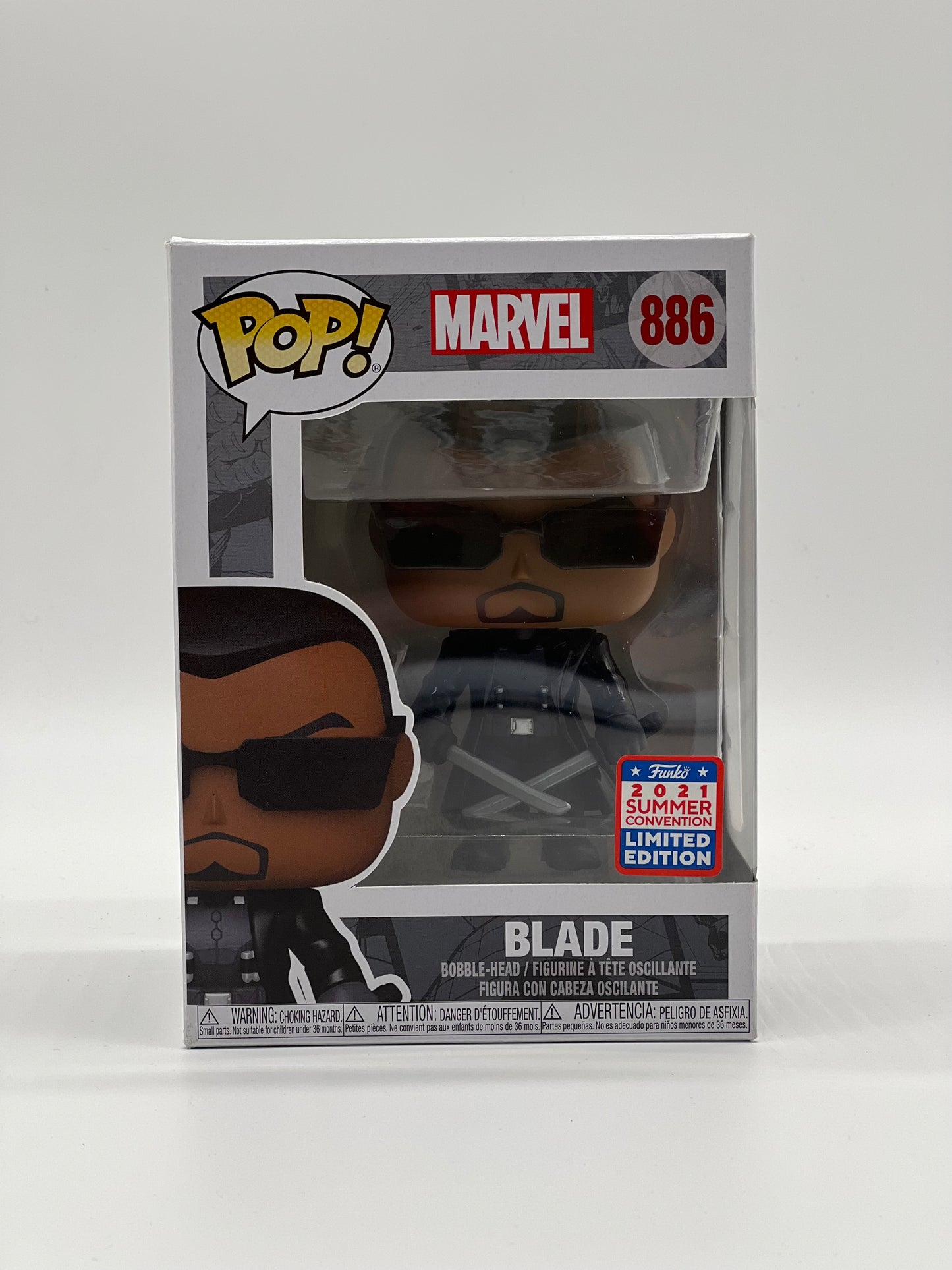 Pop! Marvel 886 Blade 2021 Summer Convention Limited Edition